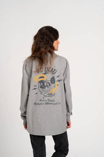 T-shirt a Manica Lunga Snake Riders in Cotone Organico