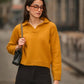 Pantaloni dritti neri elasticizzati