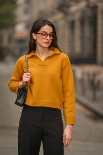 Pantaloni dritti neri elasticizzati