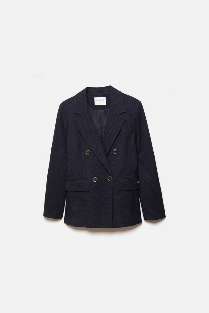 Blazer doppiopetto a quadri