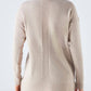 Maglia lunga a girocollo Nervo in misto lana e cashmere