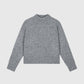 Maglione girocollo Lorana grigio mélange