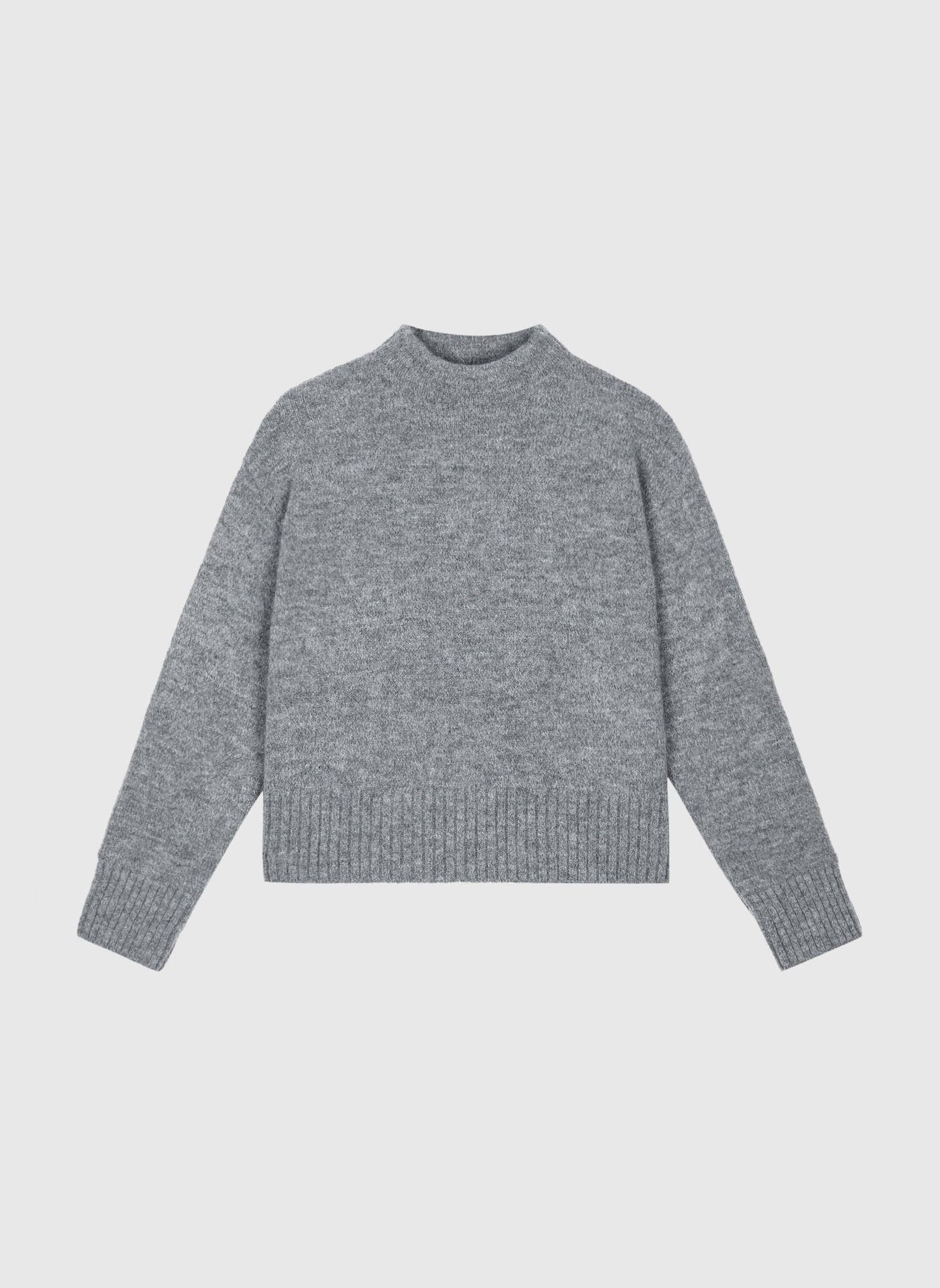 Maglione girocollo Lorana grigio mélange
