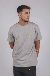 T-shirt Essential Organic Grigio Melange