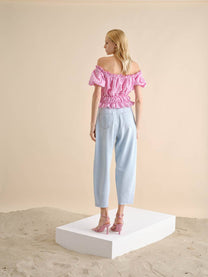 Pantaloni Ganga con polsini