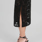Abito midi Elinor nero in pizzo