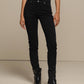 Pantaloni skinny in cotone stretch a vita alta