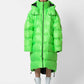 Parka lungo oversize con logo