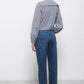 Jeans regular fit a vita media