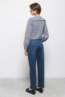 Jeans regular fit a vita media