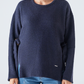 Maglione in maglia con fibbia laterale