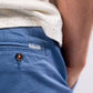 Pantaloni chino uomo blu ghiaccio in cotone