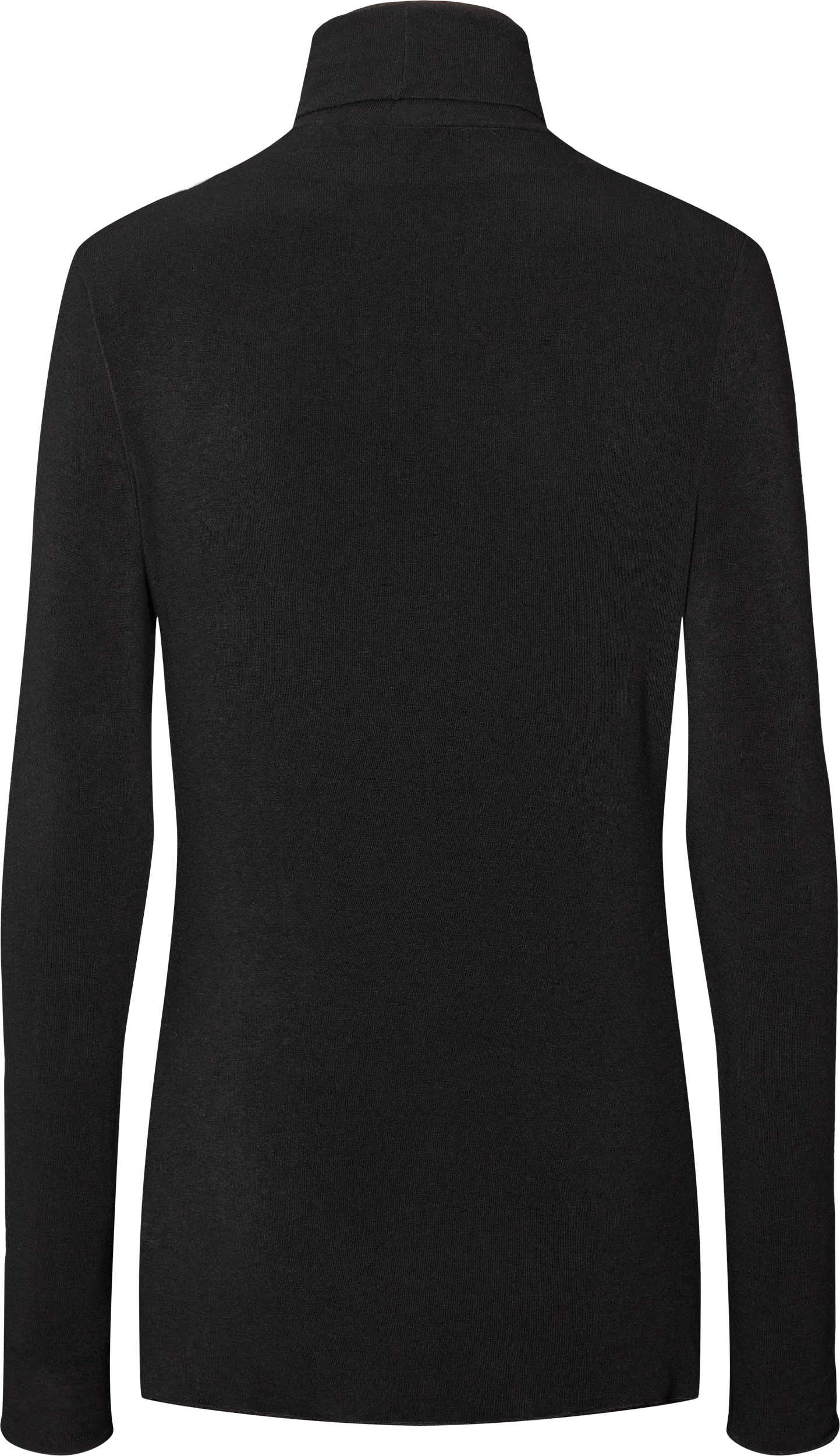 Maglia a collo alto Anna in misto lana nera