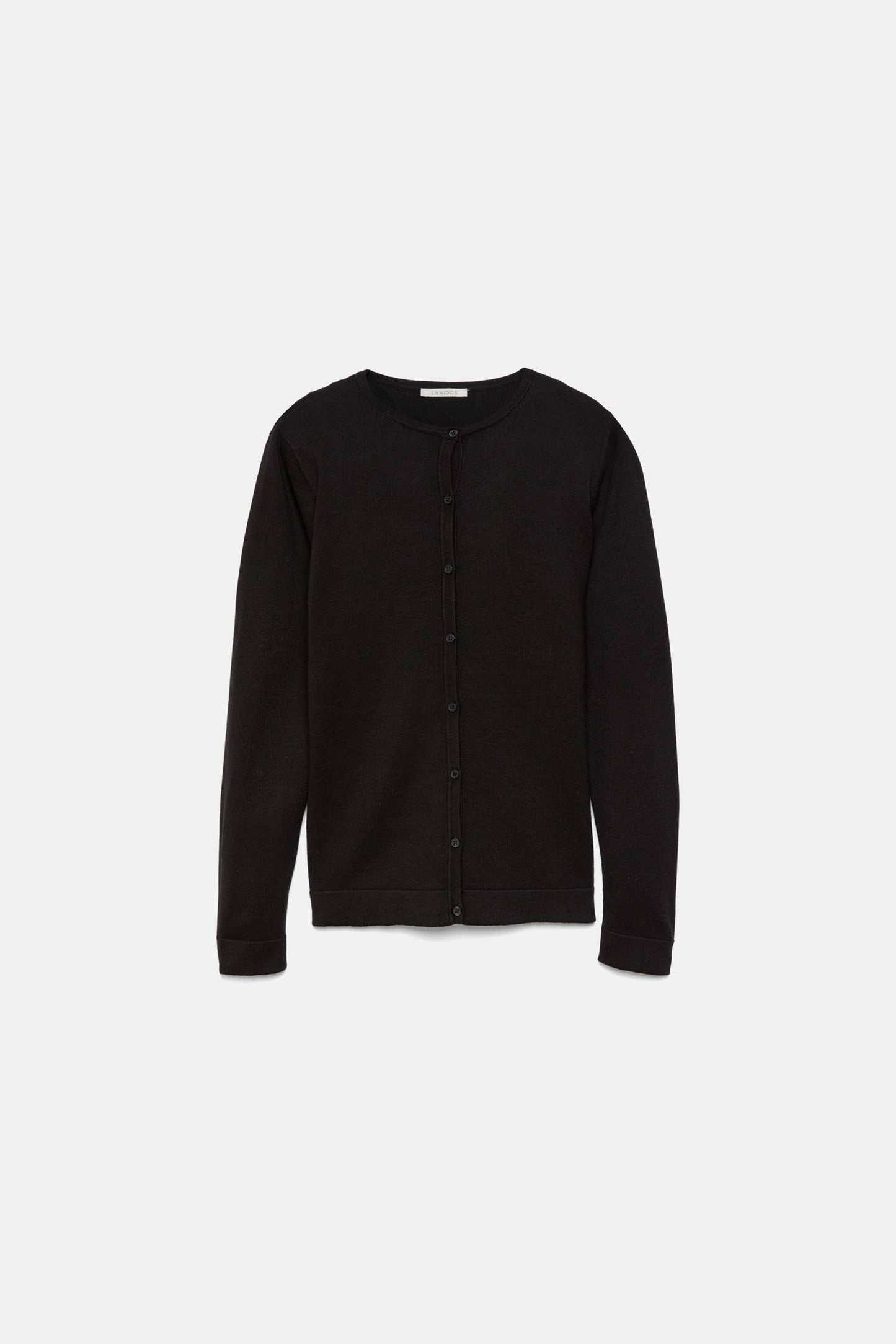 Cardigan in maglia rasata con bottoni