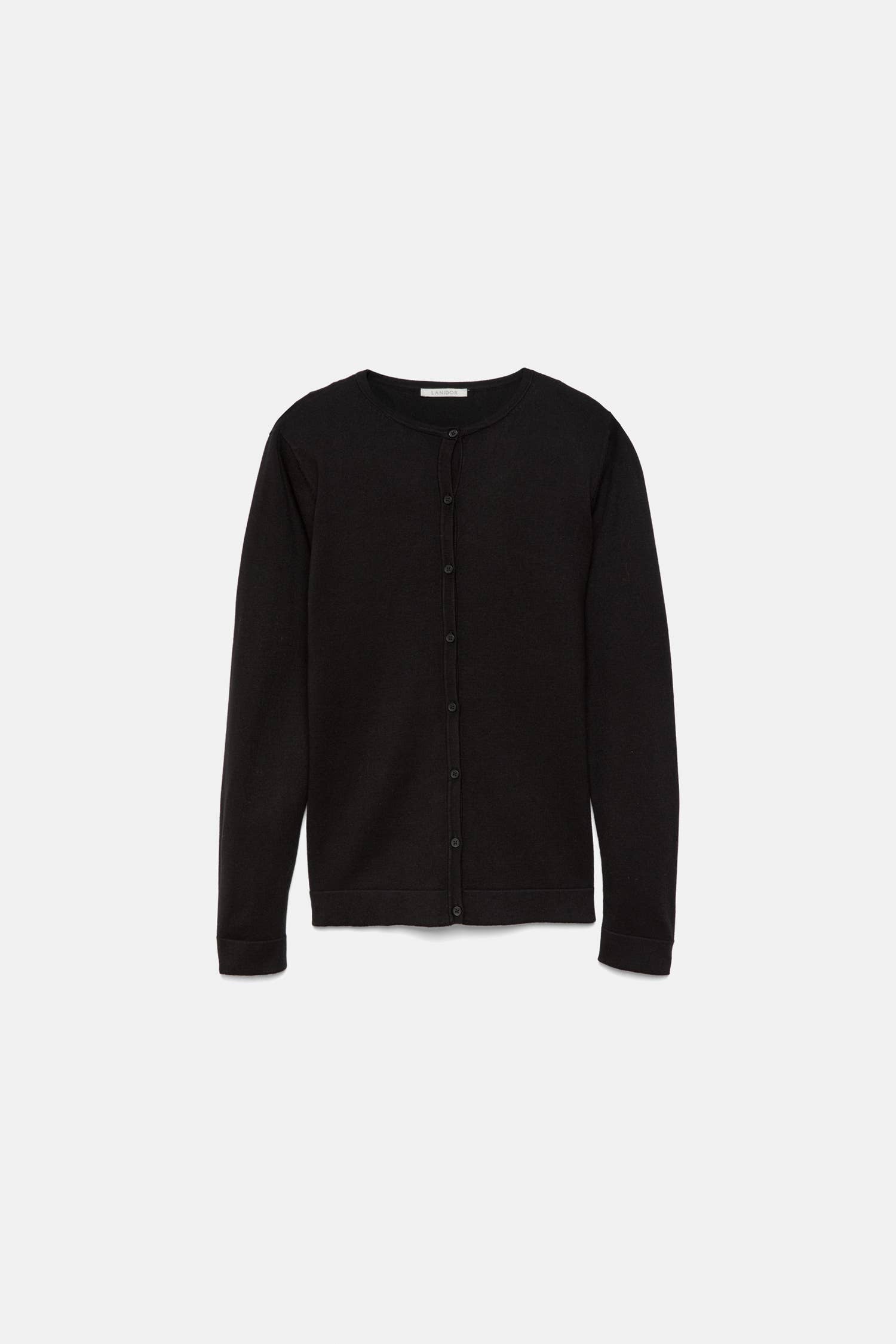 Cardigan in maglia rasata con bottoni