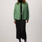 Camicia oversize verde con maxi tasca