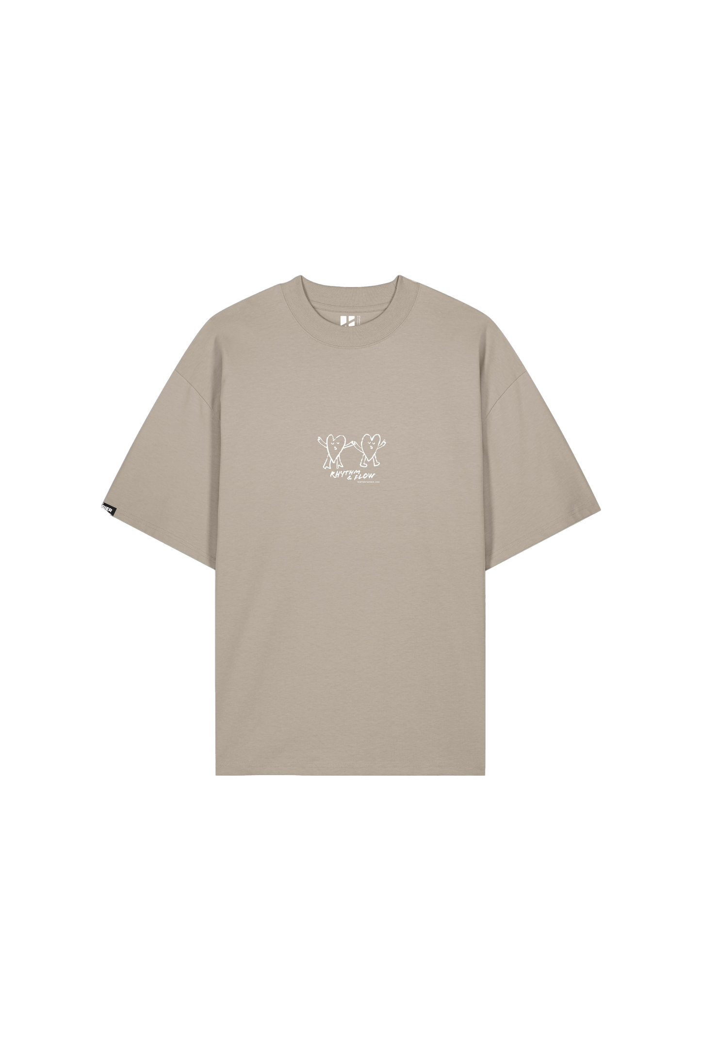 T-shirt Rhythm & Flow in cotone organico a maniche corte