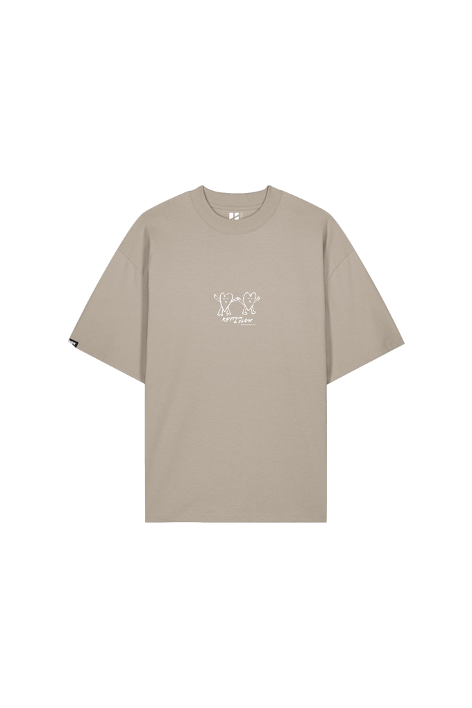 T-shirt Rhythm & Flow in cotone organico a maniche corte