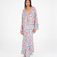 Gonna lunga in chiffon a fiori Floralis