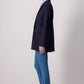 Blazer doppiopetto con bottoni effetto conchiglia
