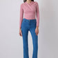 Body drappeggiato elasticizzato rosa