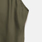 Abito lungo sottoveste in raso con spalline sottili