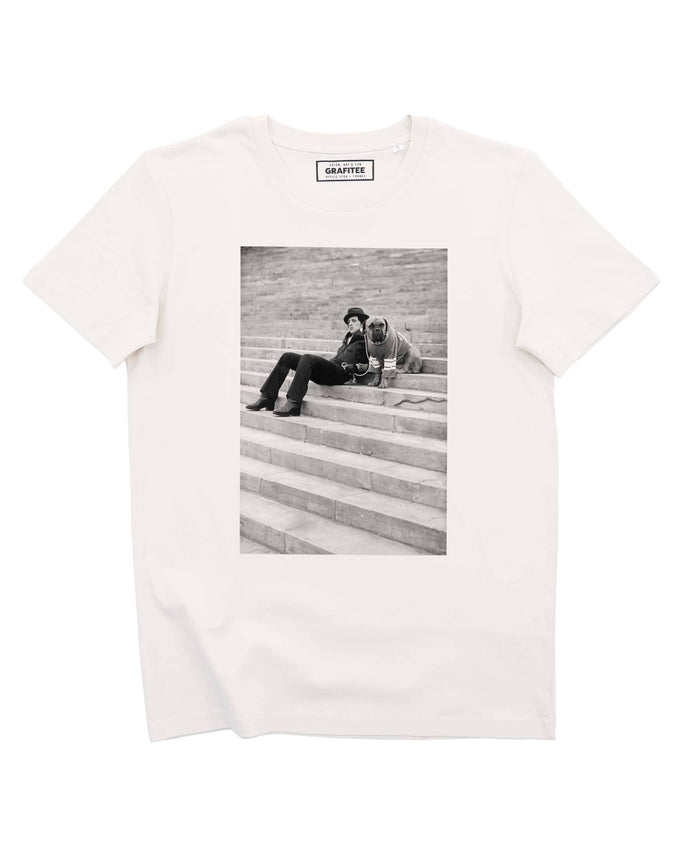 T-shirt Butkus & Rocky con stampa fotografica