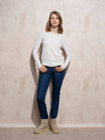 Maglione in maglia con lurex da donna
