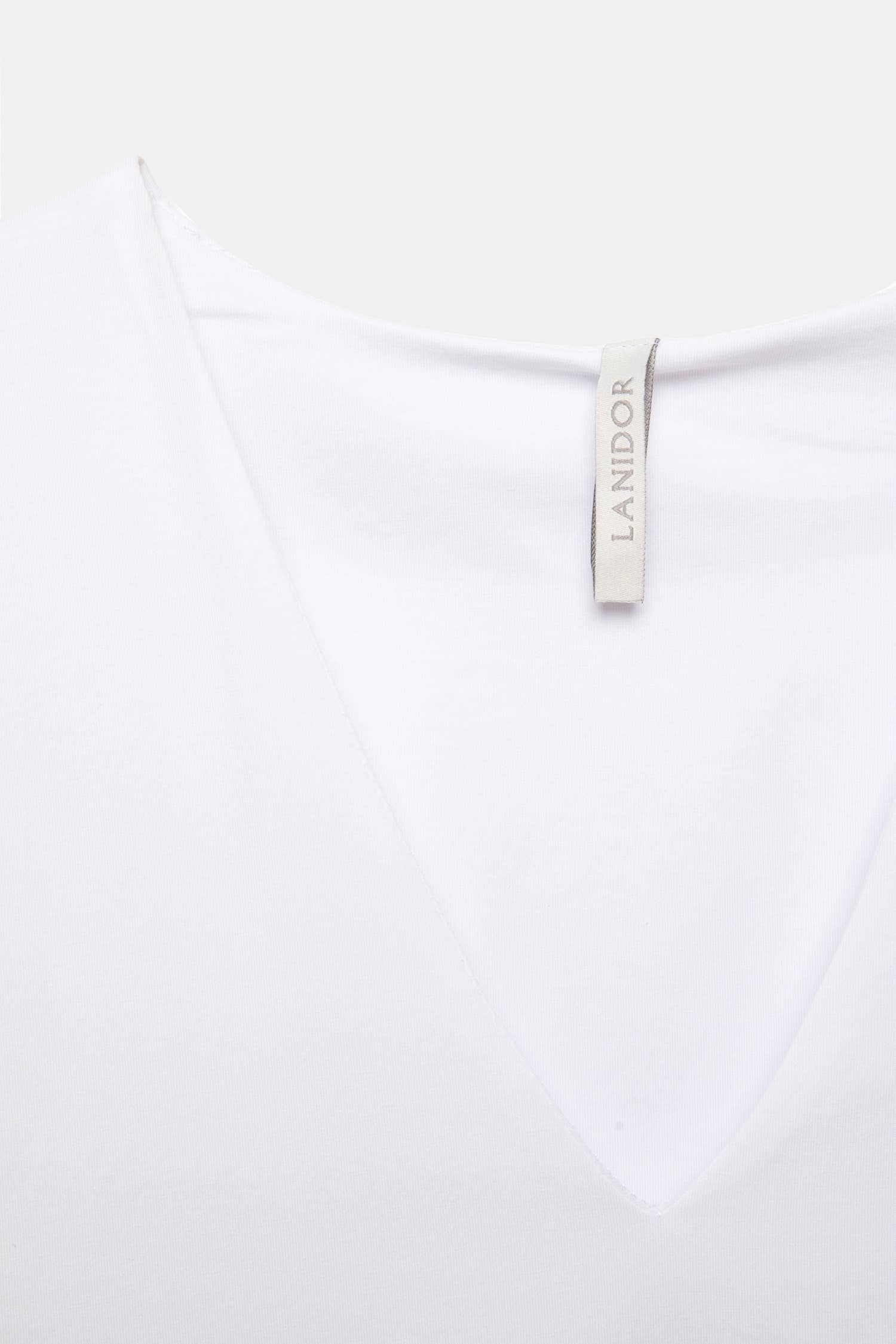 Top basic senza maniche con scollo a V