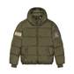 Piumino Puffer British Khaki