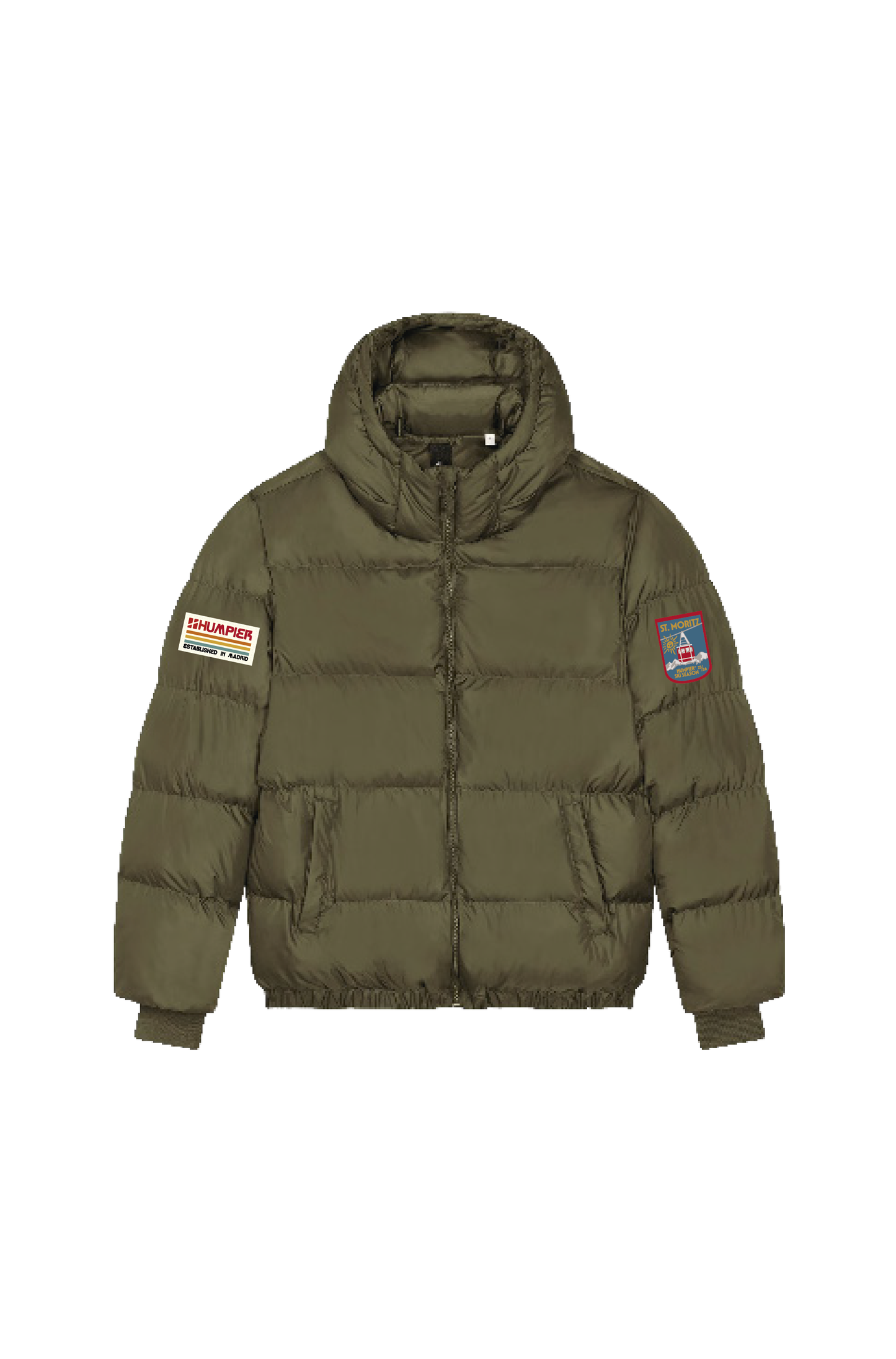 Piumino Puffer British Khaki