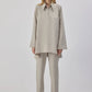 Tunica con zip dal taglio oversize