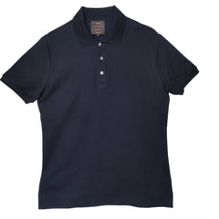 Polo antimacchia in cotone elasticizzato