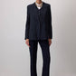 Completo gilet e blazer gessato