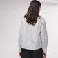Blusa classica a righe in cotone