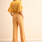 Pantaloni palazzo con cintura