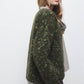 Maglione in maglia rasata con scollo a V