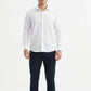 Camicia bianca da uomo relaxed fit senza stiro