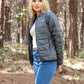 Giacca Puffer Donna Grigia