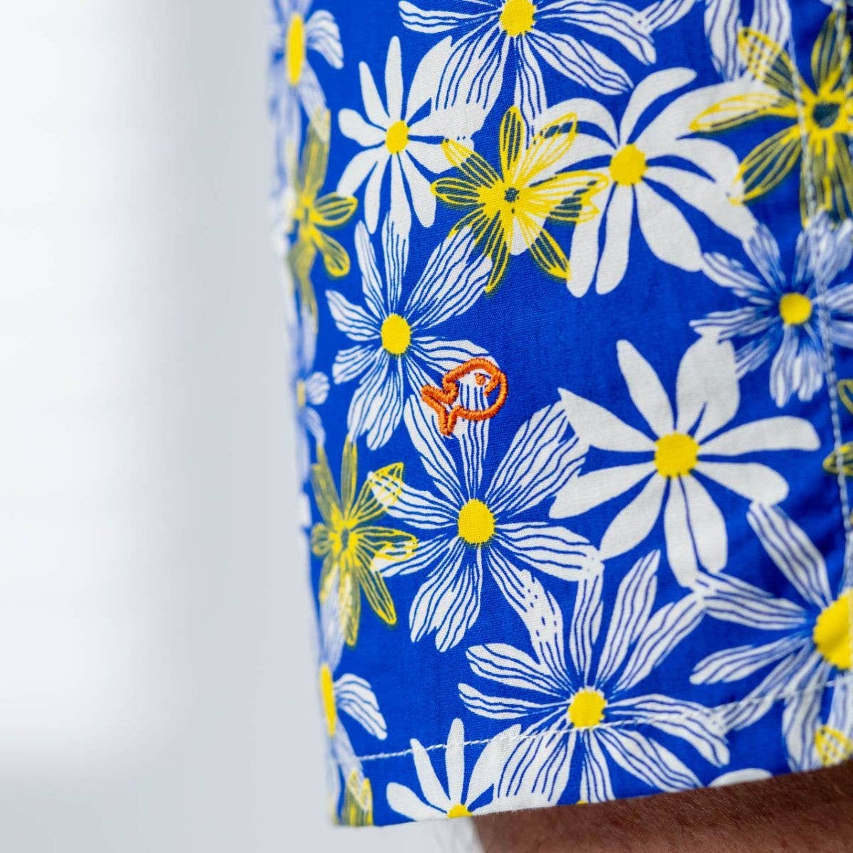 Boxer da uomo in cotone biologico con stampa floreale
