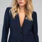 Blazer Zinon blu marino da donna