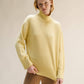 Maglione dolcevita lungo in misto cashmere