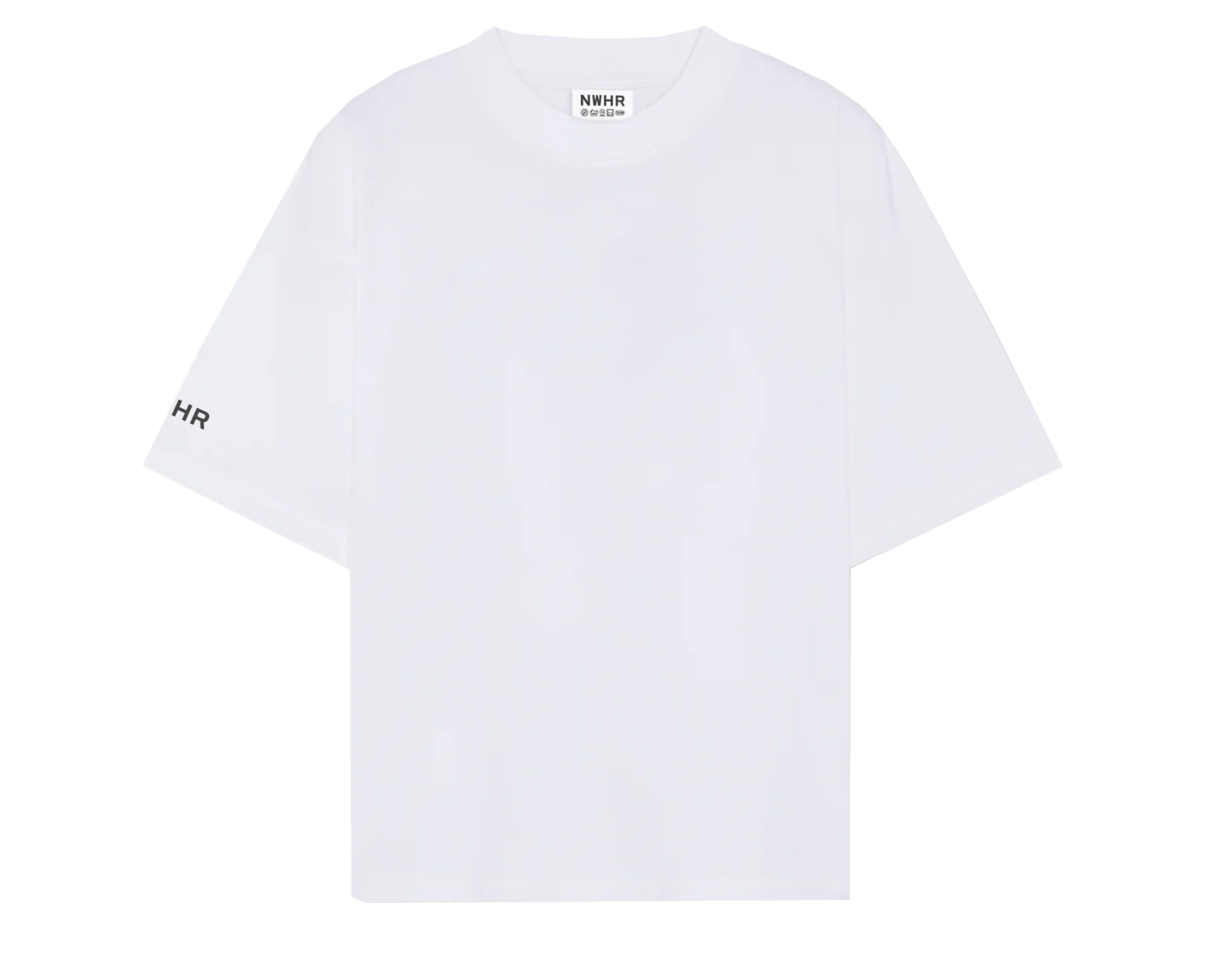 T-shirt Essentials oversize a maniche lunghe bianca