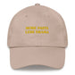 Cappellino ricamato "More Pasta Less Drama"