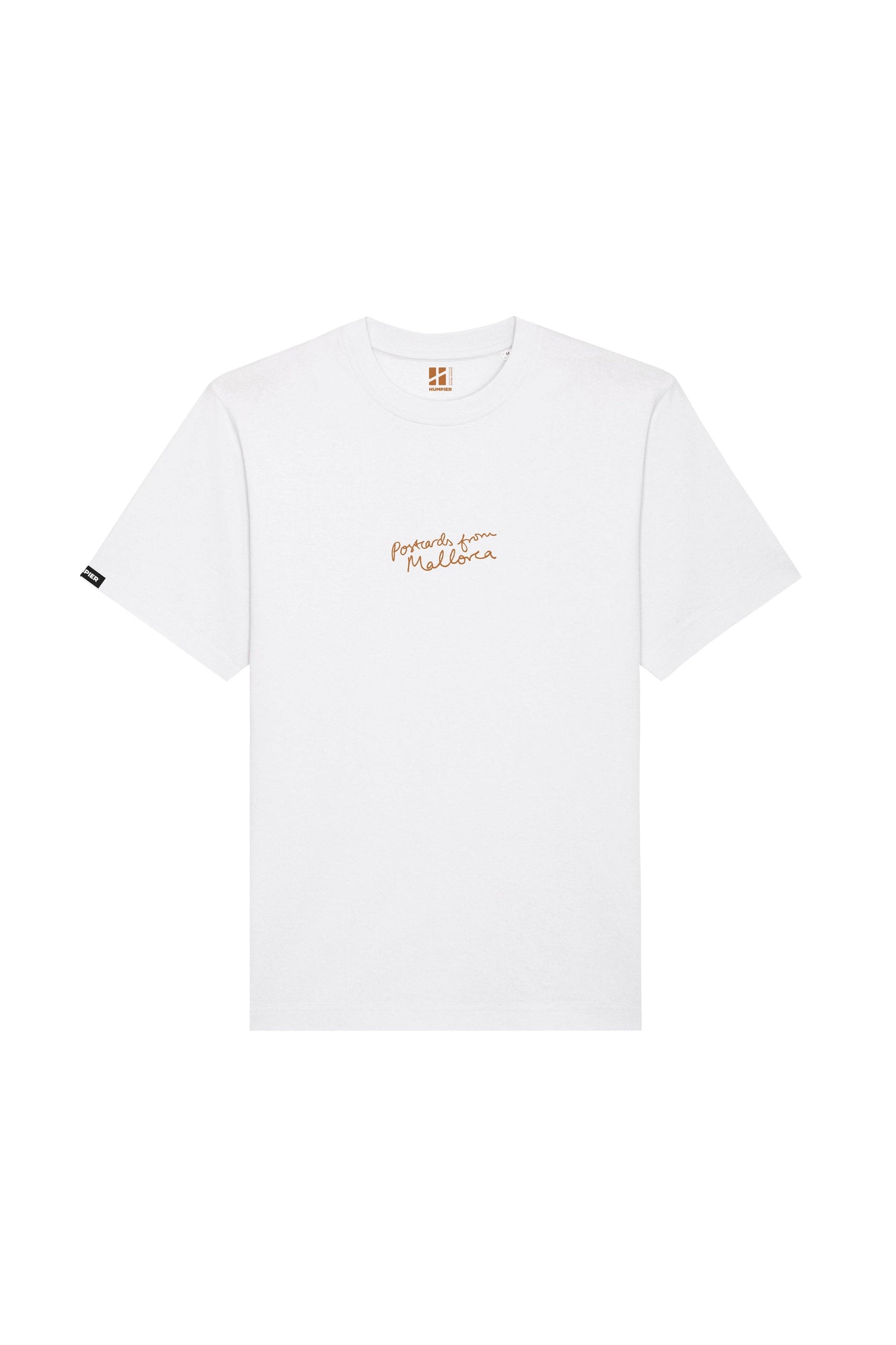 T-shirt in cotone biologico con stampa Mallorca