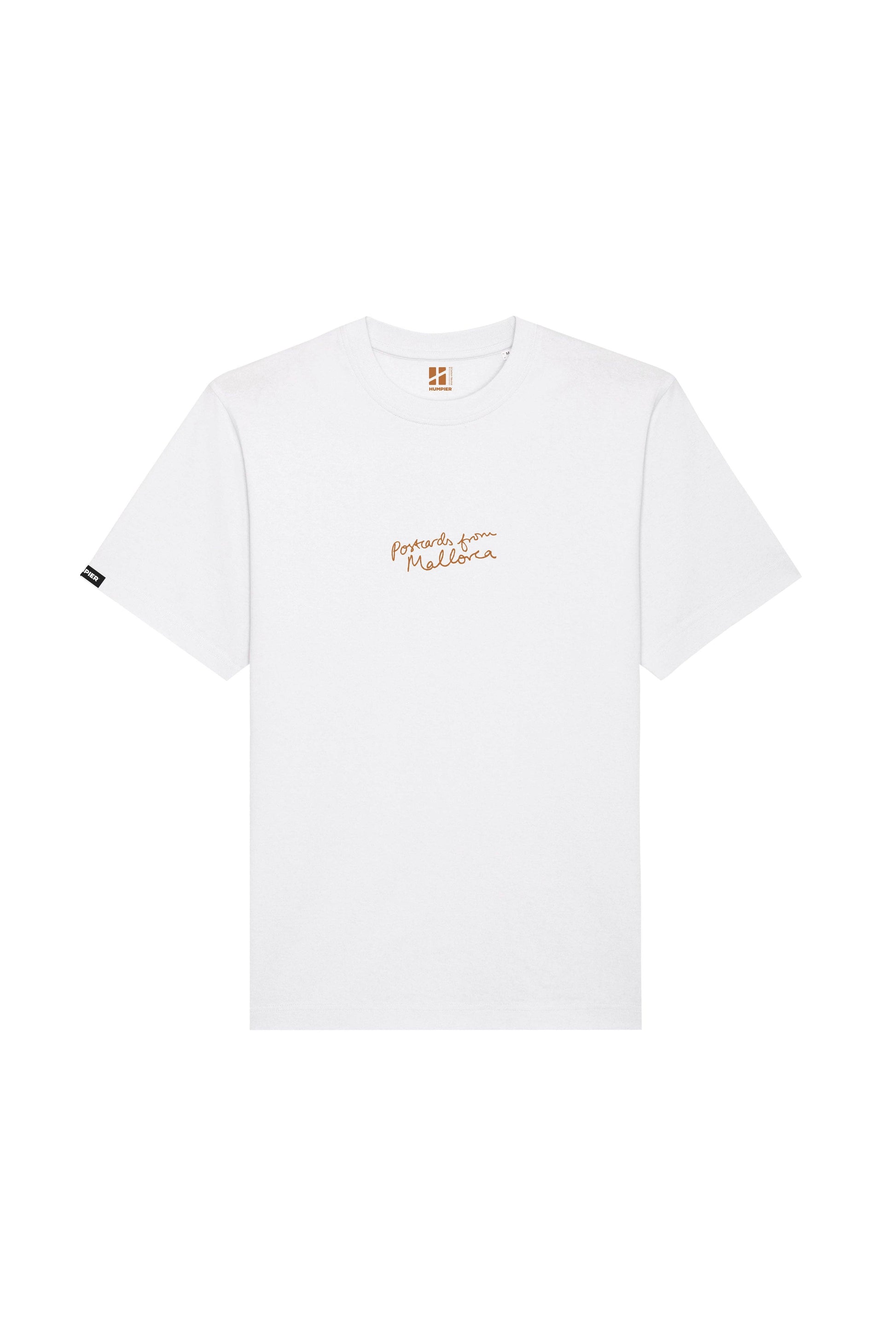 T-shirt in cotone biologico con stampa Mallorca