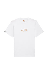 T-shirt in cotone biologico con stampa Mallorca