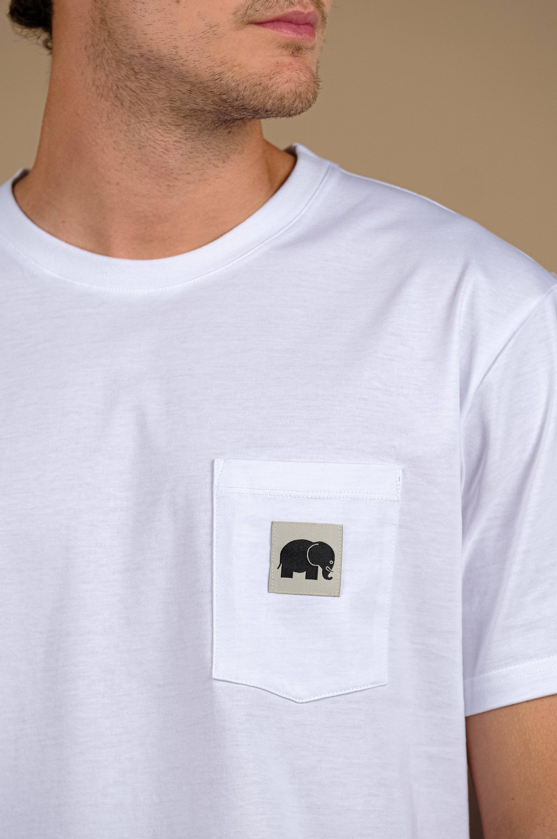 T-shirt organica Life by the Sea bianca