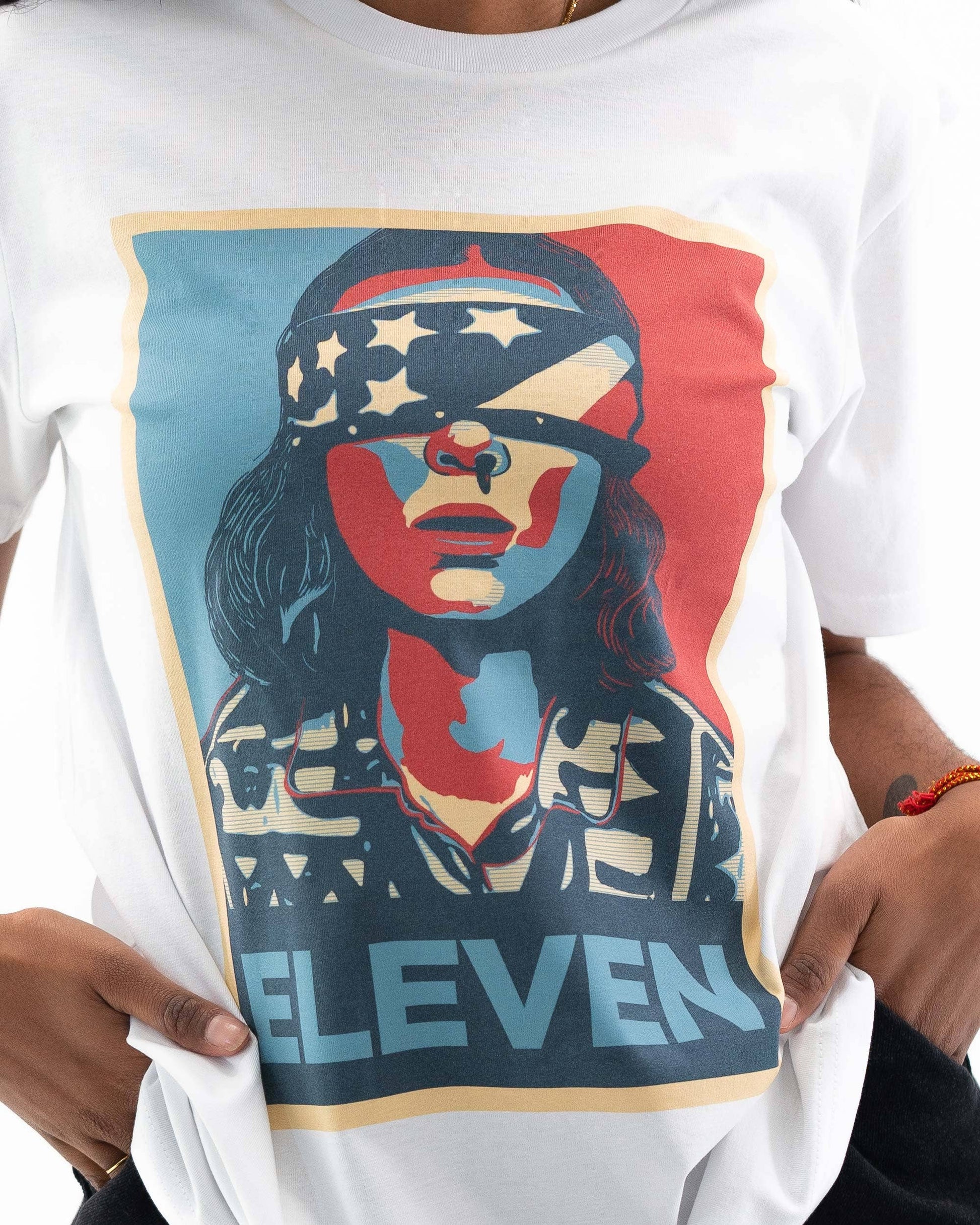 T-shirt urban Eleven con stampa Stranger Things