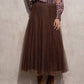Gonna midi in tulle elegante